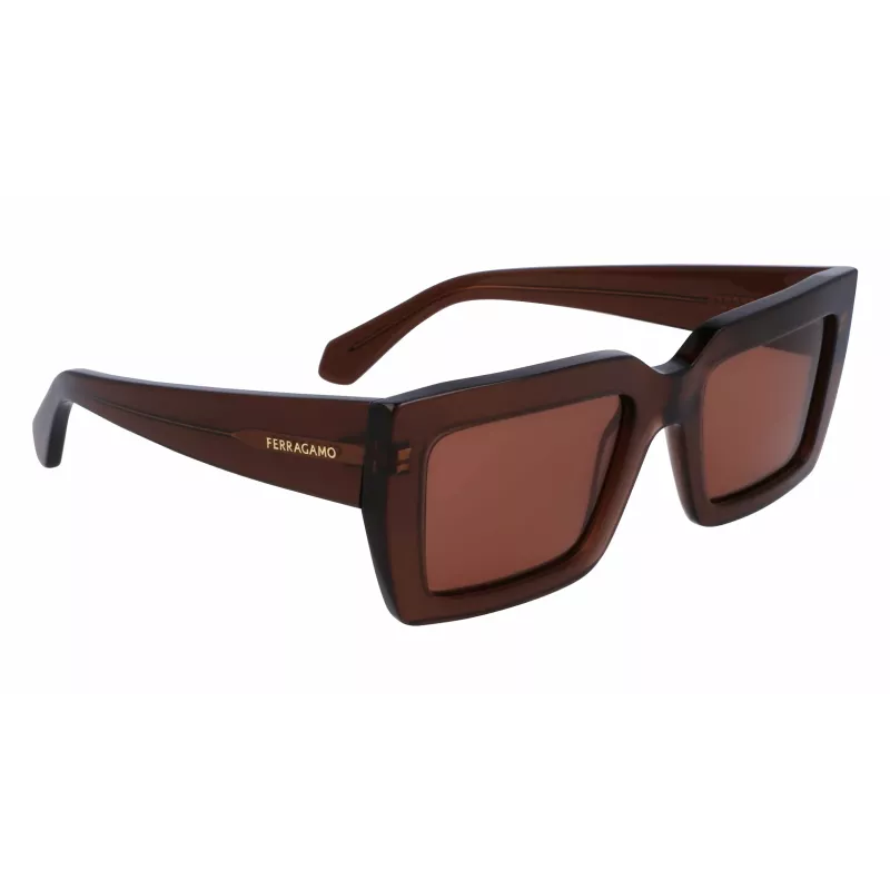 FERRAGAMO Damen-Sonnenbrille SF1108S542123 Brown Havana 54/21/140 mm