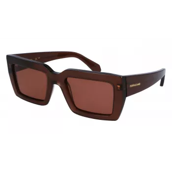 FERRAGAMO Damen-Sonnenbrille SF1108S542123 Brown Havana 54/21/140 mm
