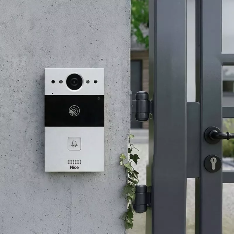 FIBARO MyBell Outdoor Video-Türklingel (MBIP1BSTAT) - Schwarz, 1080p, PoE, Wi-Fi, IP54