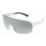 FILA MAN SF9380996VCX Rechteckige Sonnenbrille - Schwarzer Rahmen, rauchgraue Gläser, UV400-Schutz