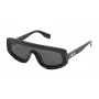 FILA Herren-Sonnenbrille SF9417990Z42 - Schwarzer Rahmen, graue Gläser, 99 mm