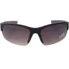 FILA SF215-71PC1 Herren-Sonnenbrille - Schwarzer Rahmen, graue Gläser, UV400-Schutz