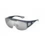 FILA SFI126-996QSP Herren-Sportsonnenbrille - Schwarzer Rahmen, UV400-Schutz