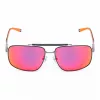 FILA SFI210V60K56R Herren-Sonnenbrille - Schwarzer Rahmen, graue Gläser, 61 mm