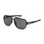 FILA SFI301-60U28P Herren Polarized Sonnenbrille, Schwarz/Grau, 60/14/140 mm
