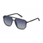 FILA SFI31257BL1P Herren Polarized Sonnenbrille - Rechteckiger schwarzer Rahmen, rauchgraue Gläser, 57 mm
