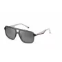 FILA SFI460-574ALP Unisex Rechteck-Sonnenbrille - Havanna/Braun Acetatrahmen, Braune Polycarbonatgläser, UV400-Schutz