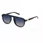 FILA SFI528-563GUP Unisex Rechteck-Sonnenbrille - Schwarzer Rahmen, grau verlaufende Gläser 56/19/145 mm