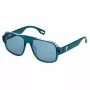 FILA SFI528-56U28P Unisex Sonnenbrille - Schwarzer Rahmen, Graue polarisierte Gläser, UV400-Schutz