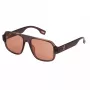 FILA SFI529-540J58 Unisex Rechteck-Sonnenbrille Havana 54mm