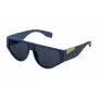 FILA Unisex Sonnenbrille SF936457U43B - Matt Schwarzer Rahmen, Rauchglas, UV400-Schutz