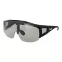 FILA Unisex Sonnenbrille SFI126-99U28F Shield Style Schwarzer Rahmen Smoke Gläser UV400