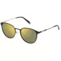 FILA Unisex Sonnenbrille SFI217-52301G Square Schwarz Gestell Graue Gläser 55mm