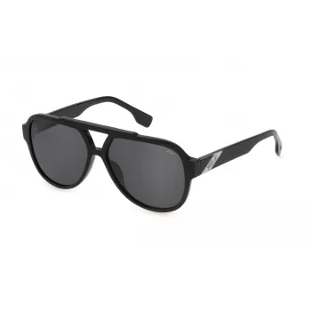 FILA Unisex Sonnenbrille SFI459-590700 Black Smoke 59mm
