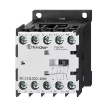 Finder 6K.04.8.230.4812 Modular-Schütz, 230 V AC Spule, 3 NO Hauptkontakte, 1 NO Hilfskontakt, 25 A