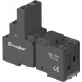 Finder 94.03.0 Schwarze Schraubsockel für 55.33/55.34 & 85.33/85.34 Relais, 3-polig, 10A 250V, DIN-/Panelmontage