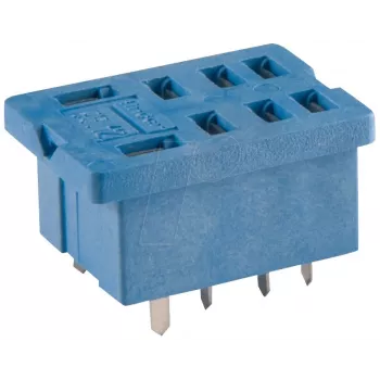 Finder 96.14 Leiterplatten-Sockel für 56.34 Relais, 14-polig, 10A, 250V, Schwarz
