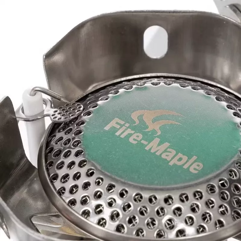 FIREMAPLE FMS-125 Tragbarer Campingkocher - 3000W Faltbarer Butan/Propan-Brenner mit Aufbewahrungsbox