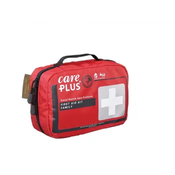 First Aid Kit Family Care Plus Travel – 50-teiliges wasserabweisendes Ripstop-Nylon-Set für Zuhause, Outdoor & Camping