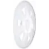 Fischer 4283 Dämmstoff-Halteplatte HK 36 für weiche Dämmstoffe, Polyamid, Weiß, 100 Stück