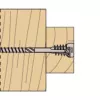 Fischer 558881 FAFS Justierschraube 5 mm x 100 mm T-Profil Stahl verzinkt Torx T25 Senkkopf (100er Pack)