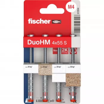 Fischer DuoHM 4x55 S PH TX Hohlraumdübel 55 mm 4 Stück 572914