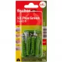 Fischer DUOPOWER Schrauben- und Dübel-Set 100-teilig - 6x30/8x40/10x50 mm - PZ2 - Grün