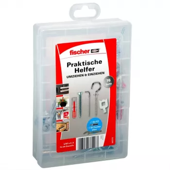 Fischer DUOPOWER Dübel & Schrauben-Set 547212 – 20-teiliges Set für Beton, Ziegel & Gipskarton