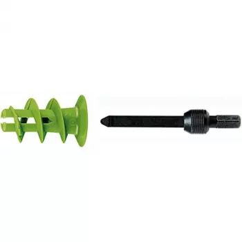 FISCHER GK GREEN Selbstbohrender Gipskartondübel, Grün, 90er-Pack
