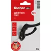 fischer NTJH Reparaturvlies 100x100 mm, 10er-Pack – Hoch reißfestes Verstärkungsgewebe für die Rissreparatur 570490