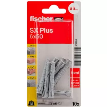 Fischer SX Plus Spreizdübel 6x50 mm (10 Stück) 567856