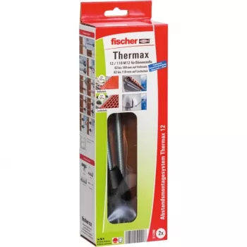 FISCHER Thermax 12/110 M12 Abstandsmontagesystem, 2 Stück