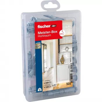 fischer Universal-Befestigungsset DUOPOWER 100-teiliges Kit (50 Dübel, 50 Schrauben) 558327