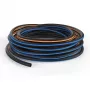 Fiskars 1027102 Gartenschlauch-Wagen 20 m, 9 mm PVC-Schlauch, freistehendes Wasserrad, Schwarz/Blau/Orange, mit verstellbarer Düse und Universalanschlüssen