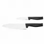 Fiskars Hard Edge 2-teiliges Schäl- und Kochmesserset