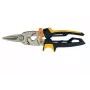 Fiskars PowerGear Blechschere, gerader Schnitt, Edelstahl, Orange/Schwarz, 21 cm, FS1027207