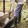 Fiskars Solid+ XL Spaten mit scharfer Klinge und Stahl-D-Griff, Borstahlklinge, 1250 mm