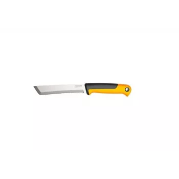 Fiskars X-series K82 Erntemesser, Edelstahlklinge, SoftGrip-Griff, 15 cm, Schwarz/Orange