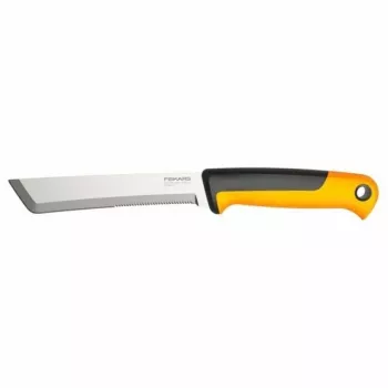 Fiskars X-series K82 Erntemesser, Edelstahlklinge, SoftGrip-Griff, 15 cm, Schwarz/Orange