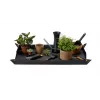Fiskars Xact Weed Puller 1071304 - Stand-up Unkrautstecher mit Edelstahl-Krallen, Aluminiumschaft und SoftGrip D-Griff, Schwarz/Orange