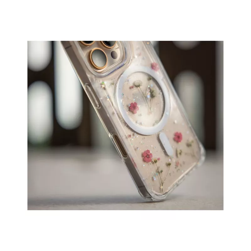 FIXED MagBloom Case für Apple iPhone 17 Pro Max, Blush Plum