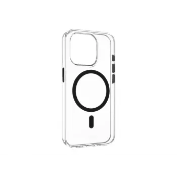 Fixed MagPurity Rückseitenabdeckung für Apple iPhone 15 Pro Max - Transparent PC+TPU