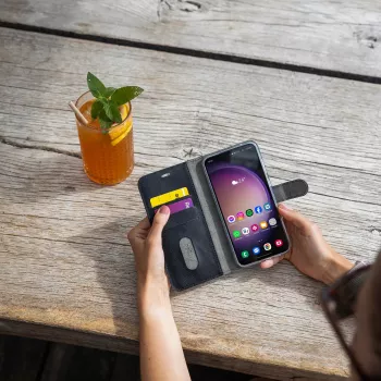 Fixed Opus Book Case für Samsung Galaxy A37 5G, Kunstleder, Braun