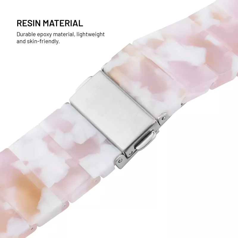 FIXED Resin Strap pro für Apple Watch 38/40/41, Candy Pink