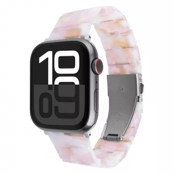 FIXED Resin Strap pro für Apple Watch 38/40/41, Candy Pink