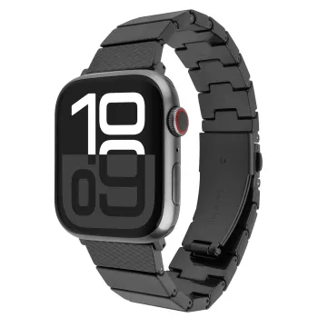 FIXED Resin Strap pro für Apple Watch 38/40/41, Carbon Black