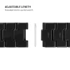 FIXED Resin Strap pro für Apple Watch 44/45/46/49, Carbon Black