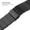 FIXED Resin Strap pro für Apple Watch 44/45/46/49, Carbon Black