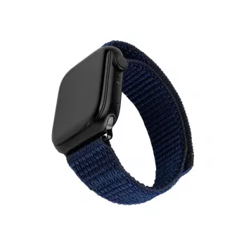 Fixed Sporty Nylon Armband für Apple Watch 38/40/41mm – Dunkelblau