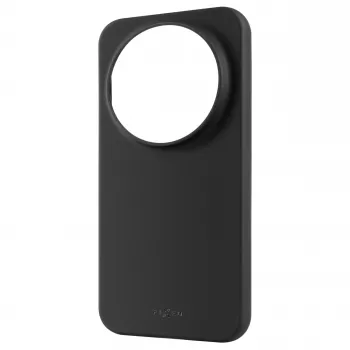 Fixed Story Rückseitenabdeckung für Xiaomi 17 Ultra, gummiert, Schwarz